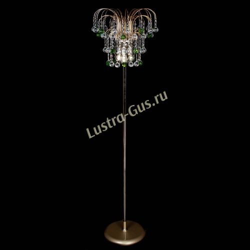 Торшер Акация шар зеленый в Новокузнецке Гусь Хрустальный