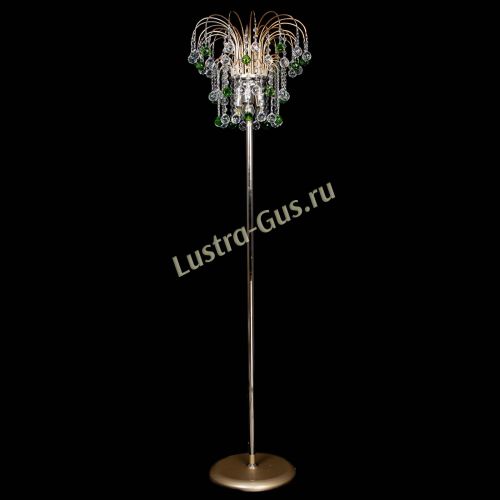 Торшер Акация шар зеленый в Новокузнецке Гусь Хрустальный