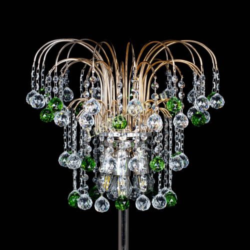 Торшер Акация шар зеленый в Новокузнецке Гусь Хрустальный