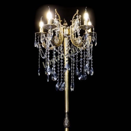 Бронзовый торшер Матильда №2 лучик в Новокузнецке Гусь Хрустальный