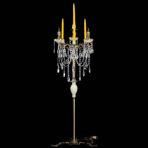 Торшер бронзовый Оникс №3/2 журавлик в Новокузнецке Торшер бронзовый Оникс №3/2 журавлик в Новокузнецке