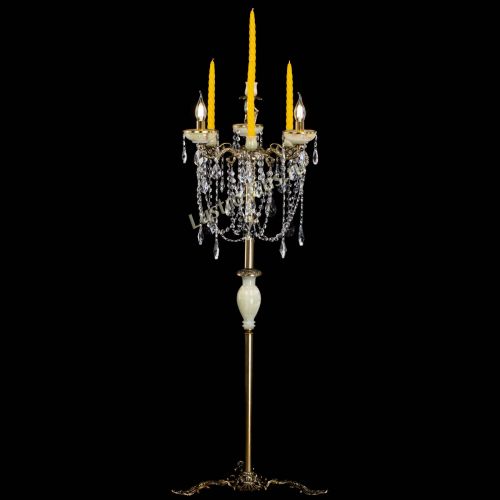 Торшер бронзовый Оникс №3 лучик в Новокузнецке Гусь Хрустальный