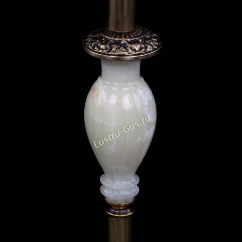 Торшер бронзовый Оникс №3 шар в Новокузнецке Гусь Хрустальный