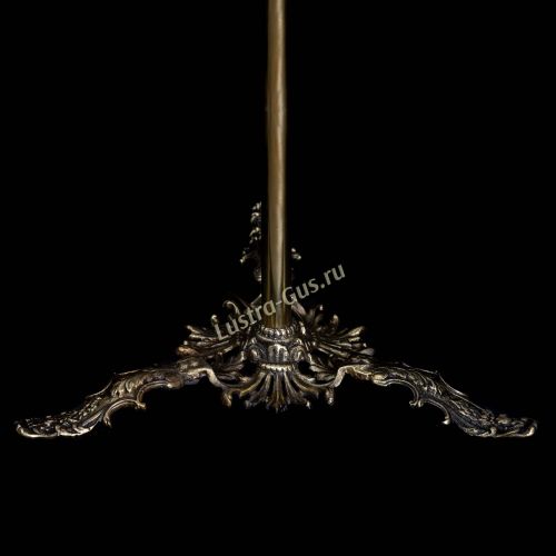 Торшер бронзовый Оникс №3 шар в Новокузнецке Гусь Хрустальный