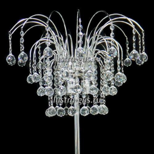 Торшер Каскад шар 30 короткий в Новокузнецке Гусь Хрустальный