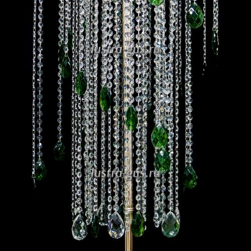 Торшер Каскад Винтаж длинный цветной в Новокузнецке Гусь Хрустальный