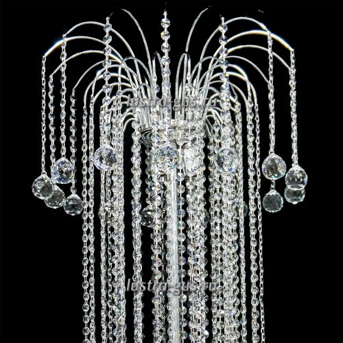 Торшер Каскад высокий в Новокузнецке Гусь Хрустальный