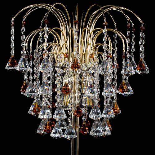 Торшер Пирамидка чайная в Новокузнецке Гусь Хрустальный