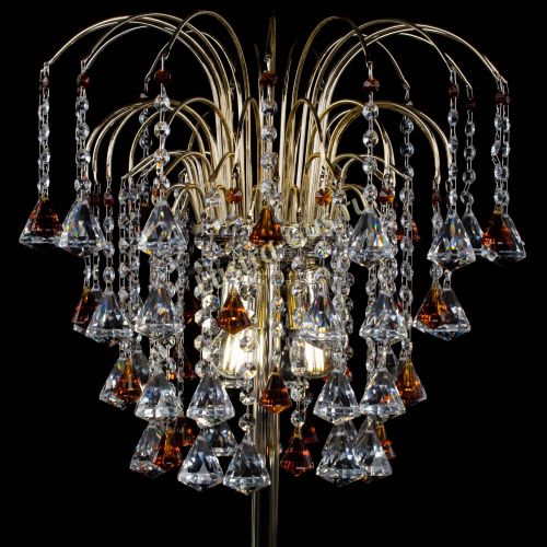 Торшер Пирамидка чайная в Новокузнецке Гусь Хрустальный