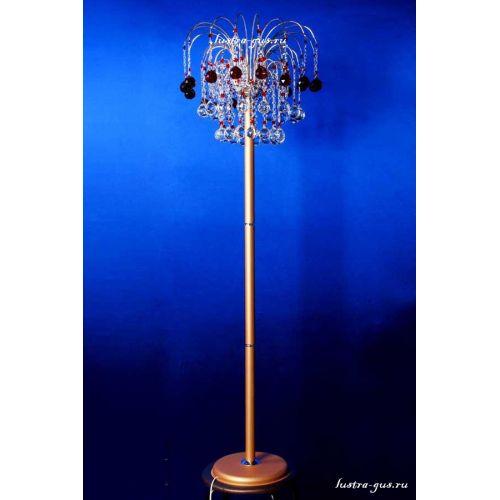 Торшер С нарядом Шар красный в Новокузнецке Гусь Хрустальный