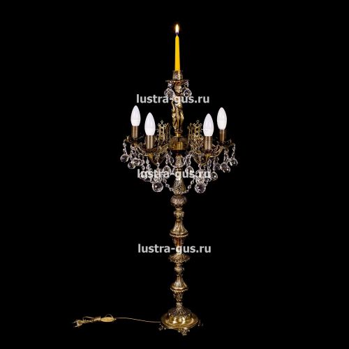 Торшер Изабелла богиня 5 ламп в Новокузнецке Гусь Хрустальный