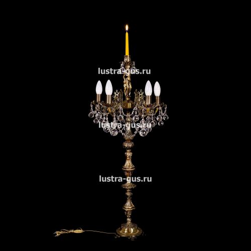 Торшер Изабелла богиня 5 ламп в Новокузнецке Гусь Хрустальный