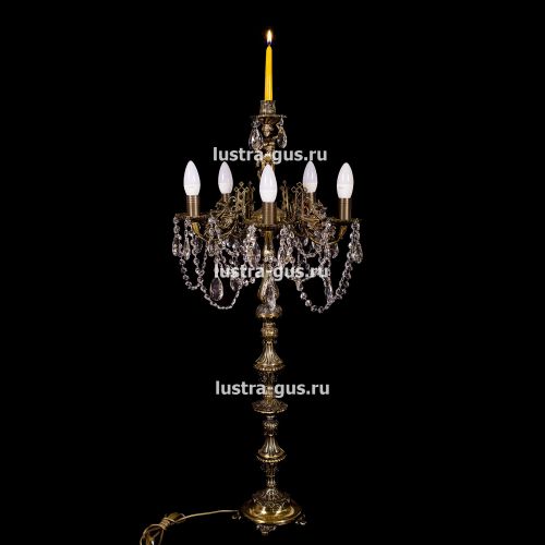 Торшер Изабелла богиня журавлик 5 ламп в Новокузнецке Гусь Хрустальный