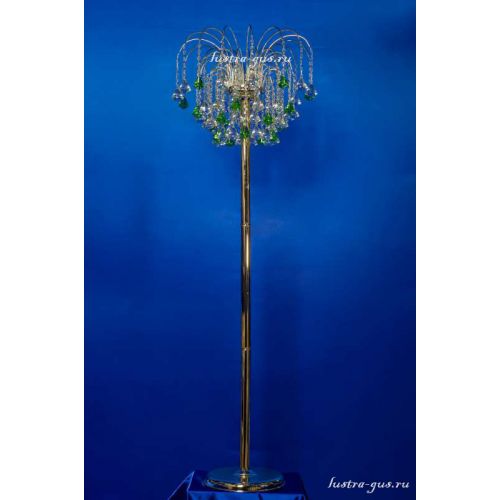 Торшер Пирамидка зеленая в Новокузнецке Гусь Хрустальный